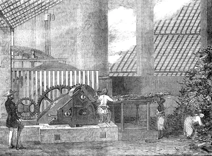 Framed Print : Brazilian Sugar-Mill, 1854. Creator: Unknown Framed Print : Brazilian Sugar-Mill, 1854. Creator: Unknown