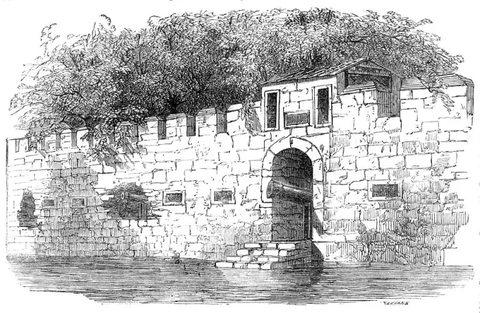 Framed Print : The Breaching Battery, Dutch Folly Fort, 1857. Creator: Unknown