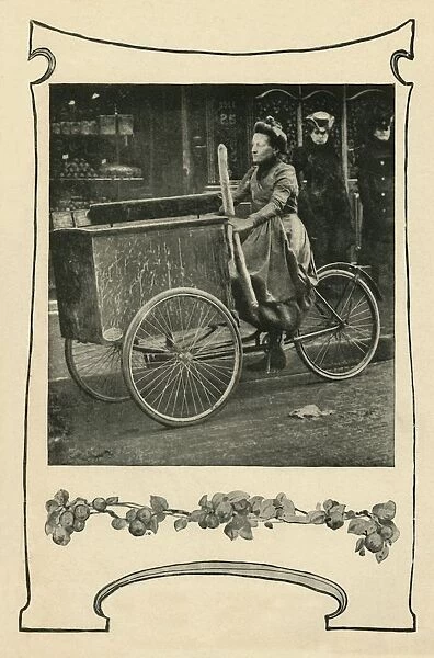 How Bread Is Delivered In Paris, 1901. Creator: Unknown