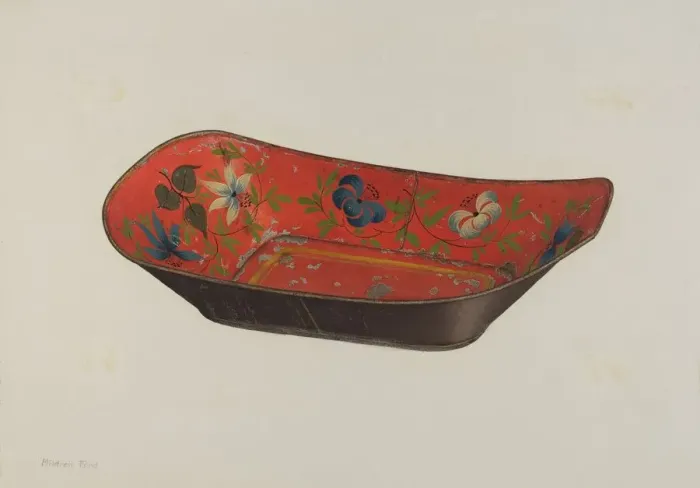 Framed Print : Bread Tray, 1935 / 1942. Creator: Mildred Ford Framed Print : Bread Tray, 1935 / 1942. Creator: Mildred Ford