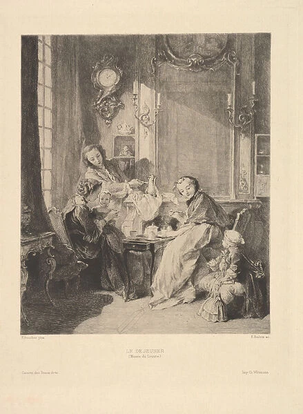 Breakfast, 1897. Creator: Emile Boilvin