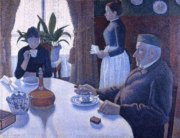 Breakfast. Artist: Signac, Paul (1863-1935)