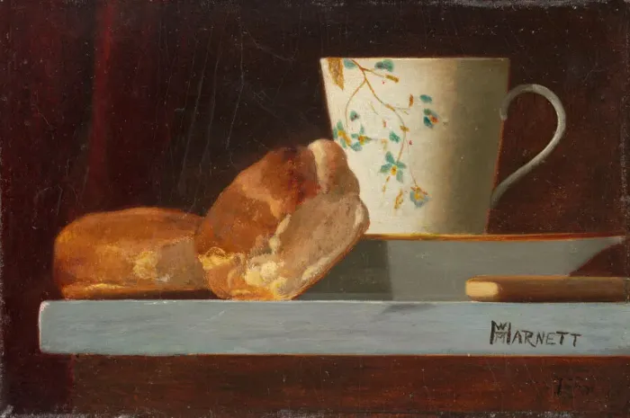 Framed Print : Breakfast, c. 1890s. Creator: John Frederick Peto Framed Print : Breakfast, c. 1890s. Creator: John Frederick Peto