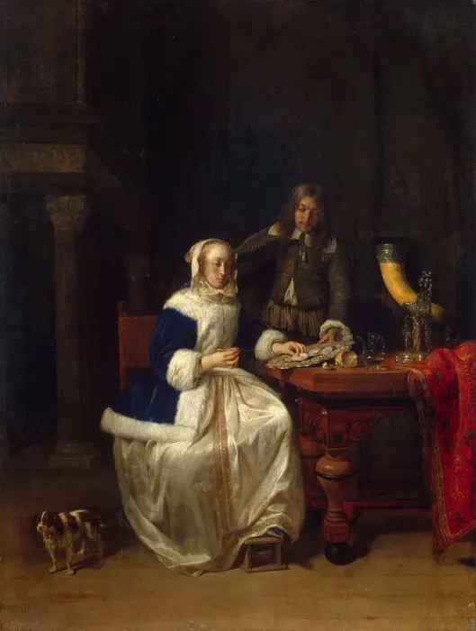 Framed Print : Breakfast, c1660 Framed Print : Breakfast, c1660