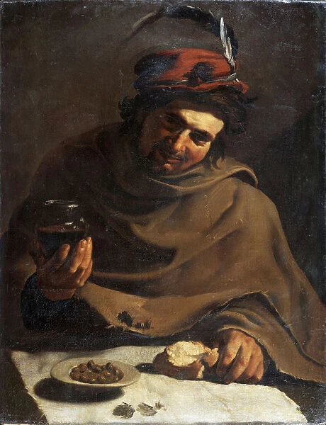 Breakfast, early 17th century. Artist: Bartolomeo Manfredi