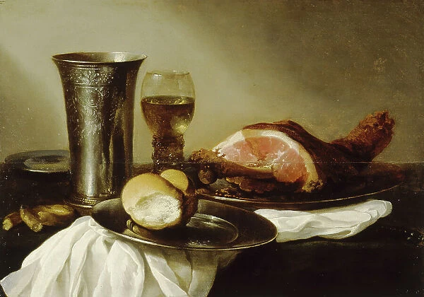 Breakfast Piece, 1640-1649. Creator: Unknown