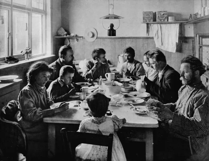 Framed Print : Breakfast Time, c1910, (1911) Framed Print : Breakfast Time, c1910, (1911)