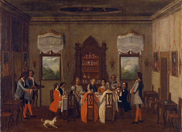 Breakfast in the villa, Between 1760 and 1799