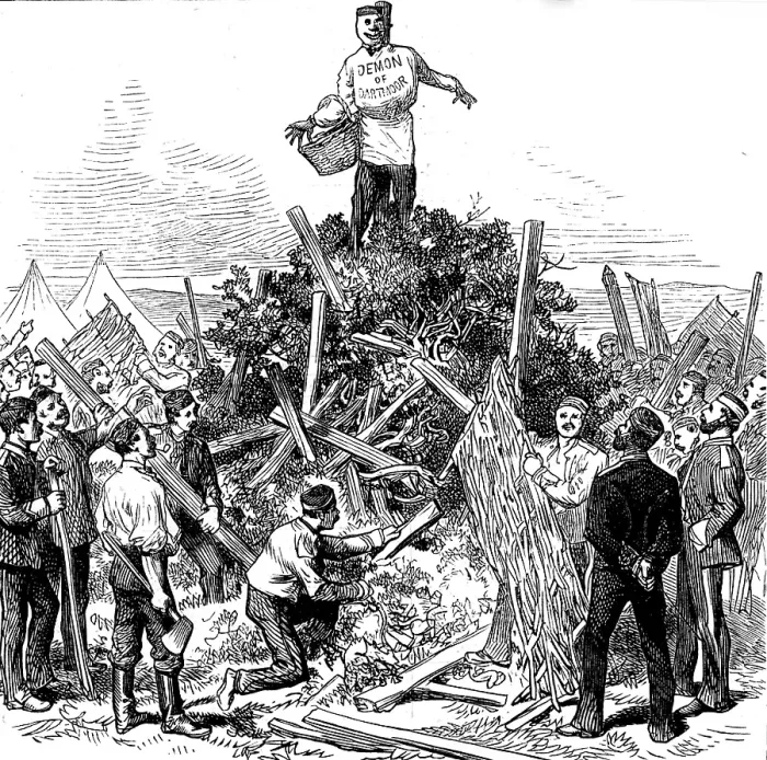 Framed Print : Breaking up or the Royal Engineers Camp on Darmoor, 1873. Creator: Unknown. Breaking up or the Royal Engineers Camp on Darmoor, 1873. Creator: Unknown Framed Print : Breaking up or the Royal Engineers Camp on Darmoor, 1873. Creator: Unknown. Breaking up or the Royal Engineers Camp on Darmoor, 1873. Creator: Unknown
