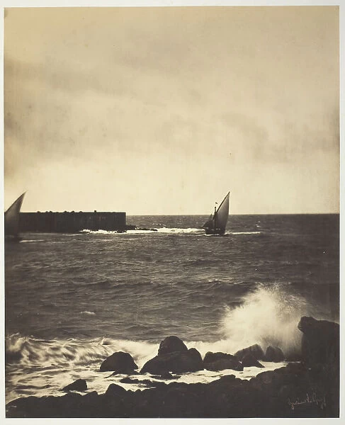The Breaking Wave, 1857. Creator: Gustave Le Gray