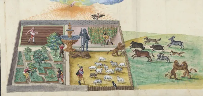 Framed Print : The breaking of the wild Lutheran beasts into the vineyard of the Lord. From Thesaurus picturarum Framed Print : The breaking of the wild Lutheran beasts into the vineyard of the Lord. From Thesaurus picturarum