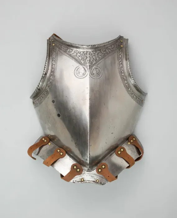 Framed Print : Breastplate with Associated Skirt for Half-Armor, Italy, northern, c. 1580