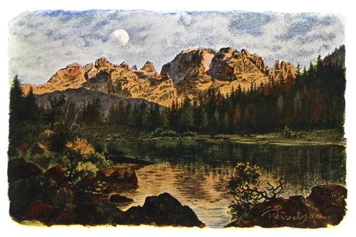 Framed Print : The Brenta Group, 1901. Artist: CM Reisch Framed Print : The Brenta Group, 1901. Artist: CM Reisch