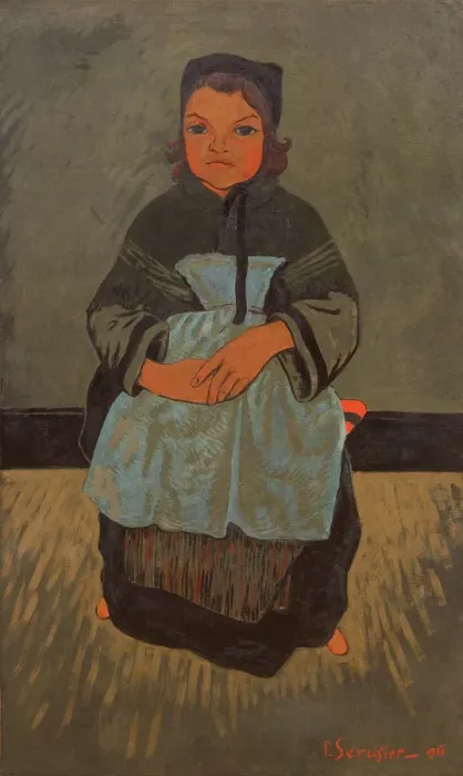 Framed Print : Breton girl, Marie Francisaille, 1896. Creator: Serusier, Paul (1864-1927) Framed Print : Breton girl, Marie Francisaille, 1896. Creator: Serusier, Paul (1864-1927)