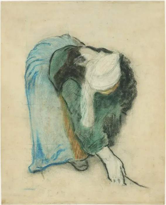 Framed Print : A Breton Gleaner, 1886. Creator: Paul Gauguin Framed Print : A Breton Gleaner, 1886. Creator: Paul Gauguin