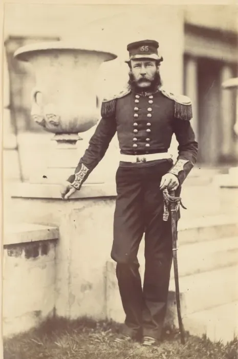 Framed Print : Brevet Lieutenant Colonel Cure, 1856. Creator: Alfred Capel-Cure Framed Print : Brevet Lieutenant Colonel Cure, 1856. Creator: Alfred Capel-Cure