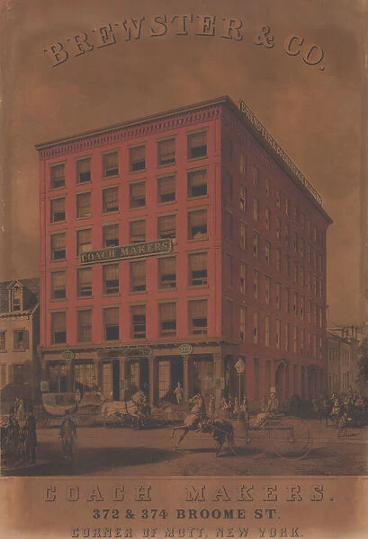 Brewster & Co. Coach Makers, 372 & 374 Broome St. ca. 1860-70
