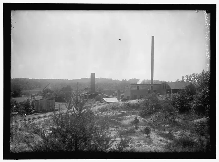 Framed Print : Brick Yard near Mount Vernon, between 1910 and 1917. Creator: Harris & Ewing. Brick Yard near Mount Vernon, between 1910 and 1917. Creator: Harris & Ewing Framed Print : Brick Yard near Mount Vernon, between 1910 and 1917. Creator: Harris & Ewing. Brick Yard near Mount Vernon, between 1910 and 1917. Creator: Harris & Ewing