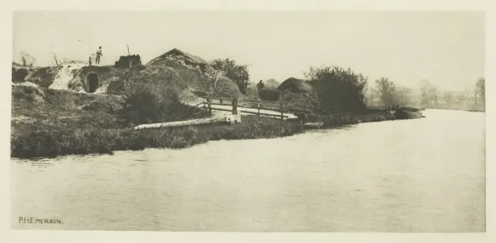 Framed Print : Brickfield on the River Bure (Norfolk), c. 1883 / 87, printed 1888 Framed Print : Brickfield on the River Bure (Norfolk), c. 1883 / 87, printed 1888
