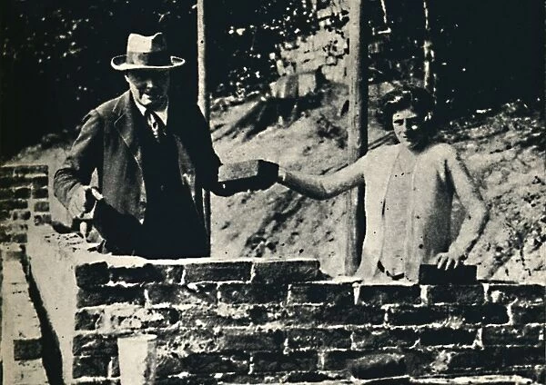 Bricklayer and Artisan, 1928, (1945). Creator: Unknown