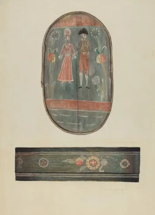 Framed Print : Bride Box, 1935 / 1942. Creator: Elmer R. Kottcamp Framed Print : Bride Box, 1935 / 1942. Creator: Elmer R. Kottcamp