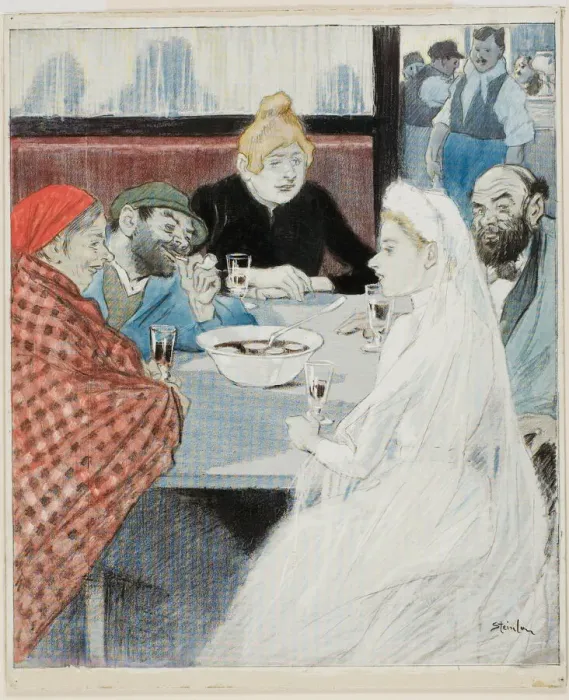 Framed Print : The Bride, n. d. Creator: Theophile Alexandre Steinlen Framed Print : The Bride, n. d. Creator: Theophile Alexandre Steinlen