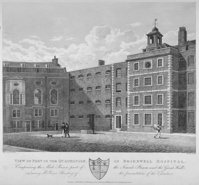 Framed Print : Bridewell, City of London, 1822. Artist: Thomas Dale Framed Print : Bridewell, City of London, 1822. Artist: Thomas Dale