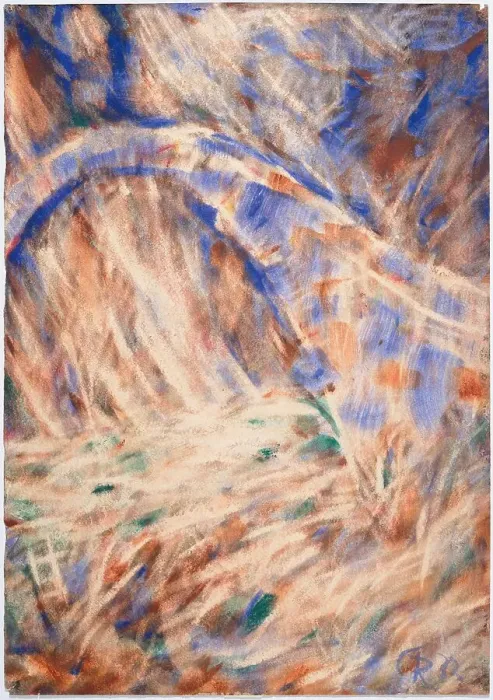 Framed Print : The Bridge, 1933. Creator: Rohlfs, Christian (1849-1938) Framed Print : The Bridge, 1933. Creator: Rohlfs, Christian (1849-1938)