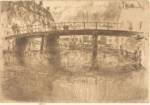 Bridge, Amsterdam, 1889. Creator: James Abbott McNeill Whistler