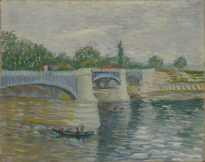 Framed Print : The Bridge at Courbevoie, 1887 Framed Print : The Bridge at Courbevoie, 1887