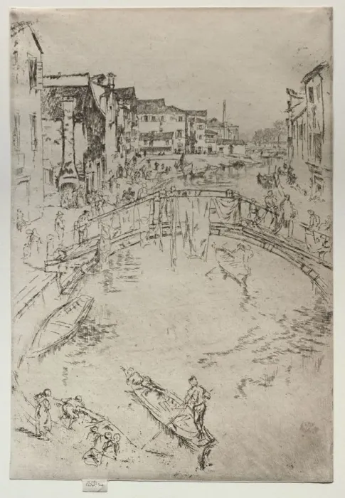 Framed Print : The Bridge. Creator: James McNeill Whistler (American, 1834-1903) Framed Print : The Bridge. Creator: James McNeill Whistler (American, 1834-1903)
