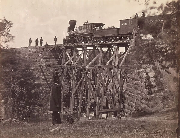 Bridge on Orange and Alexandria Rail Road, as Repaired by Army Engineers under Colonel