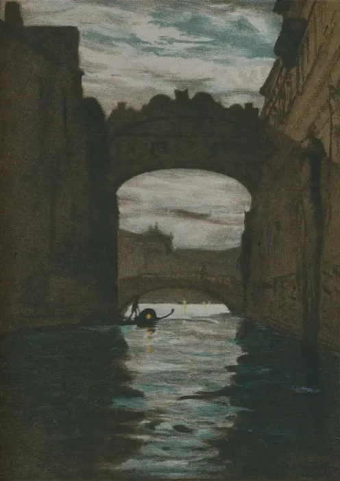 Framed Print : The Bridge of Sighs, c1860. Artist: Charles Edward Holloway Framed Print : The Bridge of Sighs, c1860. Artist: Charles Edward Holloway