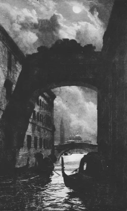 Framed Print : The Bridge of Sighs, c1880, (1911). Artist: David Law Framed Print : The Bridge of Sighs, c1880, (1911). Artist: David Law