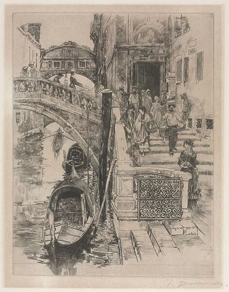 The Bridge of Sighs (second plate), 1885