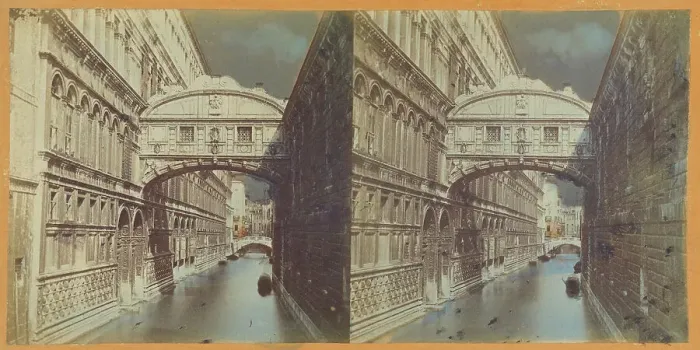 Framed Print : Bridge of Sighs, Venice, about 1865. Creator: Unknown Framed Print : Bridge of Sighs, Venice, about 1865. Creator: Unknown