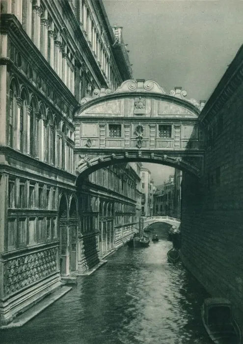 Framed Print : Bridge of Sighs, Venice, Italy, 1927. Artist: Eugen Poppel Framed Print : Bridge of Sighs, Venice, Italy, 1927. Artist: Eugen Poppel