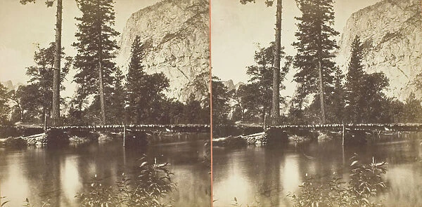 The Bridge, Yosemite, 1861  /  76. Creator: Carleton Emmons Watkins