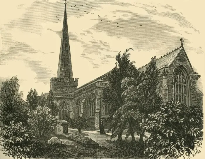 Framed Print : Bridgwater Church, 1898. Creator: Unknown Framed Print : Bridgwater Church, 1898. Creator: Unknown