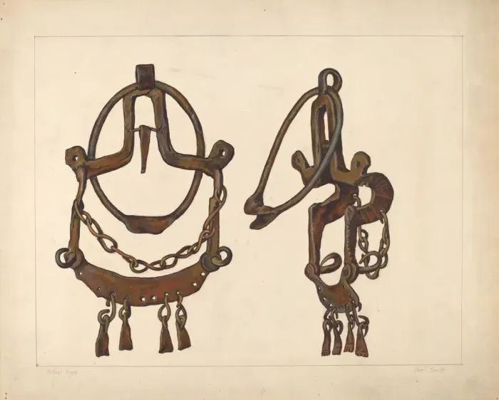 Framed Print : Bridle Bit, 1935 / 1942. Creator: Cecil Smith Framed Print : Bridle Bit, 1935 / 1942. Creator: Cecil Smith