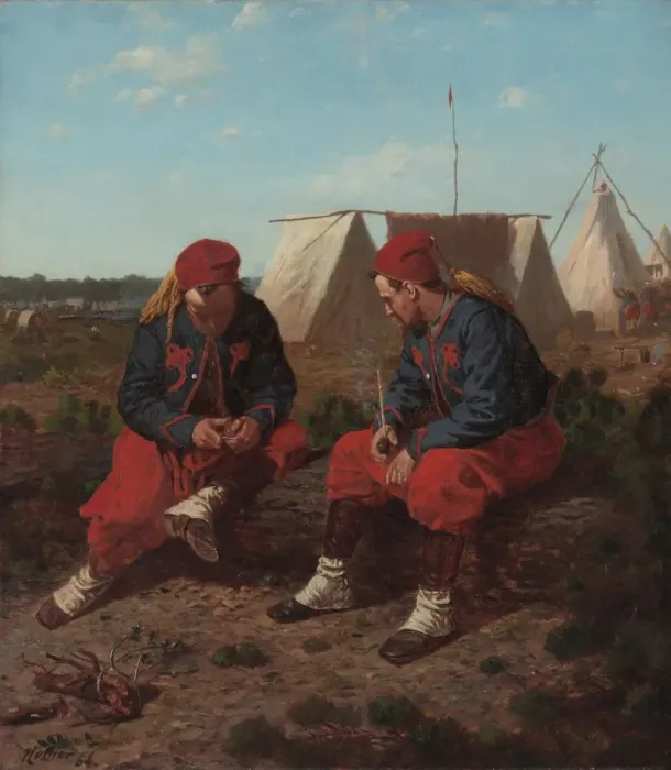 Framed Print : The Brierwood Pipe, 1864. Creator: Winslow Homer (American, 1836-1910) Framed Print : The Brierwood Pipe, 1864. Creator: Winslow Homer (American, 1836-1910)