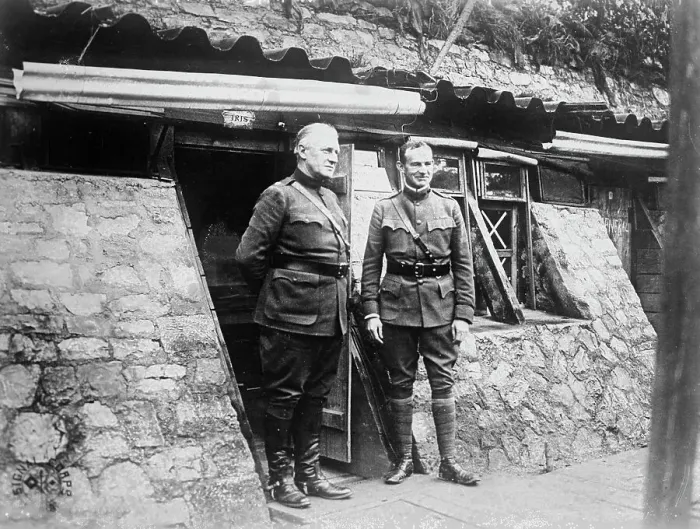 Framed Print : Brig. Gen. Frank E. Bamford & Col. D.K. Major, 25 Oct 1918. Creator: Bain News Service Framed Print : Brig. Gen. Frank E. Bamford & Col. D.K. Major, 25 Oct 1918. Creator: Bain News Service
