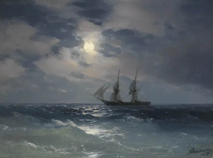 Framed Print : Brig Mercury. Artist: Aivazovsky, Ivan Konstantinovich (1817-1900) Framed Print : Brig Mercury. Artist: Aivazovsky, Ivan Konstantinovich (1817-1900)