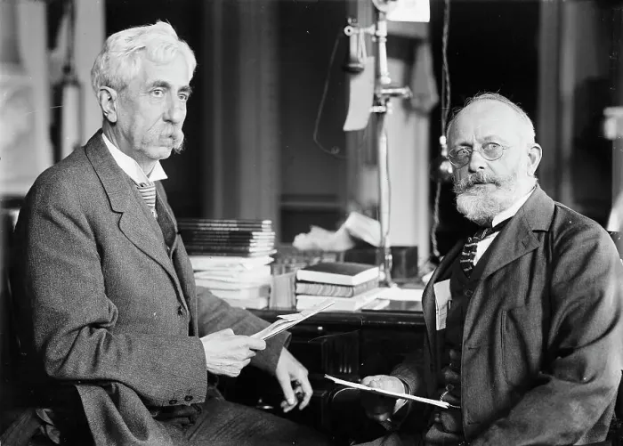 Framed Print : Brigadier General William Herbert Bixby with Col. William T. Rossell, 1914. Creator: Harris & Ewing. Brigadier General William Herbert Bixby with Col. William T. Rossell, 1914. Creator: Harris & Ewing Framed Print : Brigadier General William Herbert Bixby with Col. William T. Rossell, 1914. Creator: Harris & Ewing. Brigadier General William Herbert Bixby with Col. William T. Rossell, 1914. Creator: Harris & Ewing
