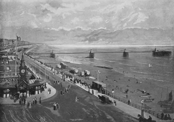 Framed Print : Brighton, c1896. Artist: W & AH Fry Framed Print : Brighton, c1896. Artist: W & AH Fry