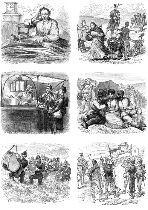Framed Print : Brighton Review: alarum; excursions; coffee for two; all in the Downs; the band of hope…, 1880. Creator: Unknown Framed Print : Brighton Review: alarum; excursions; coffee for two; all in the Downs; the band of hope…, 1880. Creator: Unknown