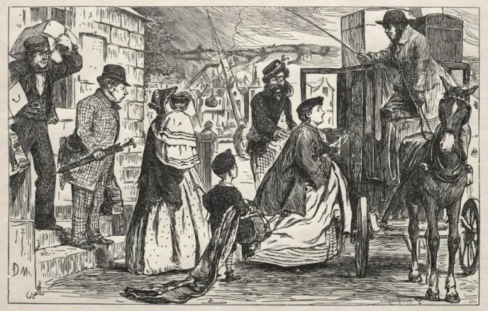 Framed Print : Our Brilliant Failure, 1865. Creator: George Louis Palmella Busson Du Maurier (British, 1834-1896) Framed Print : Our Brilliant Failure, 1865. Creator: George Louis Palmella Busson Du Maurier (British, 1834-1896)