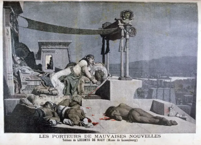 Framed Print : Bringers of Bad News, 1904 Framed Print : Bringers of Bad News, 1904