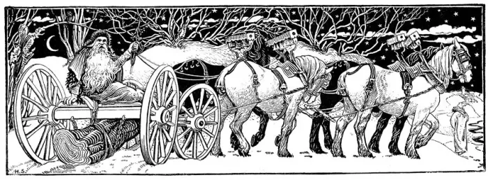 Framed Print : Bringing home the Yule Log, 1883 Framed Print : Bringing home the Yule Log, 1883