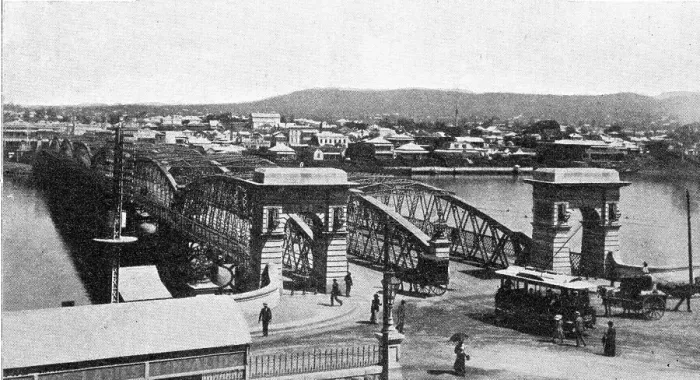 Framed Print : Brisbane; Les Terres Du Pacifique, 1914. Creator: Unknown Framed Print : Brisbane; Les Terres Du Pacifique, 1914. Creator: Unknown